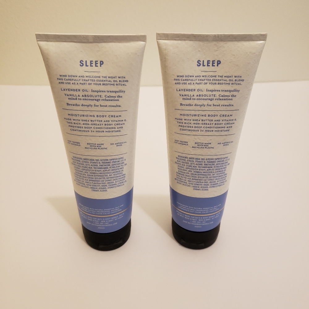 SLEEP Aromatherapy Lavender & Vanilla Body Cream NEW Bath & Body Works - Picture 4 of 6